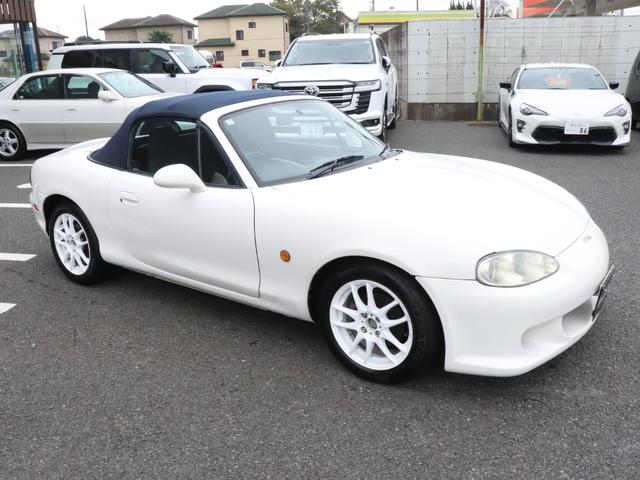 ロードスター RS 純正6速MT 約98000km時タイベル交換済 TEIN車高調 WORK15AW NARDIステアリング オートエグゼマフラー 社外エアクリーナー SDナビ フルセグTV Bluetooth ETC(6枚目)