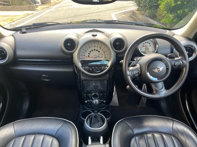 MINI クーパーS クロスオーバー ターボエンジン パワーウインド 取説記録簿 サイドエアバック エアコン キーレスエントリー ETC パワステ 禁煙 エアバック ABS ヒーター 助手席エアバッグ BT TVナビ(27枚目)