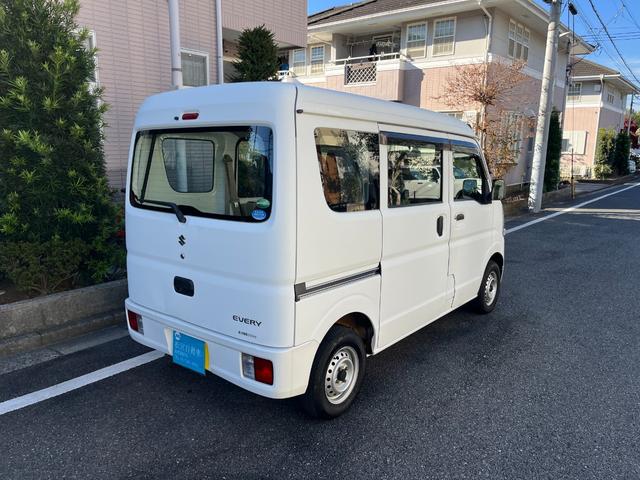 エブリイ ＰＡ　４ＷＤ　ポータブルナビ　デュアルスライドドア　禁煙車両　１オーナー　ＰＳ　Ｗエアバック　エアコン　エアバック　ＡＢＳ（4枚目）