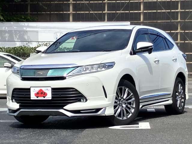 ハリアー プレミアム　メタル　アンド　レザーパッケージ　禁煙車！衝突被害軽減！Ａクルコン！サンルーフ！純正ナビ！Ｂカメラ！ＢＴ！フルセグＴＶ！パワーシート！ＥＴＣ！オートライト！シートヒーター＆エアコン！スマートキー＆プッシュスタート！モデリスタエアロ！（3枚目）