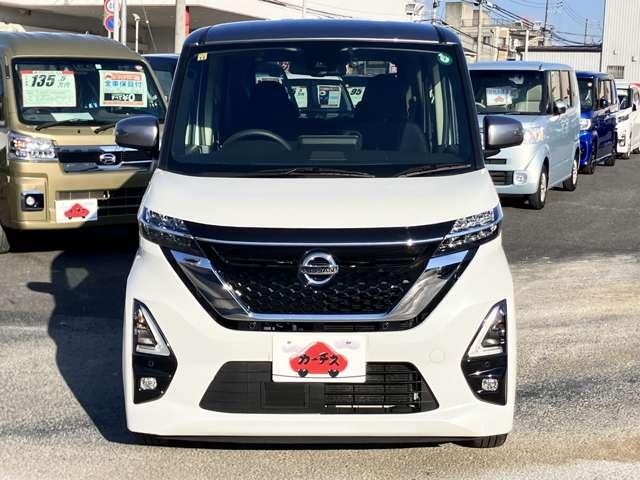ルークス ハイウェイスター X 禁煙車/衝突被害軽減ブレーキ/アラウンドビューモニター/純正メモリーナビ/フルセグTV/BLUETOOTH/LEDヘッドライト/ハンズフリーパワースライドドア/ツートーンカラー/スマートキー/(4枚目)
