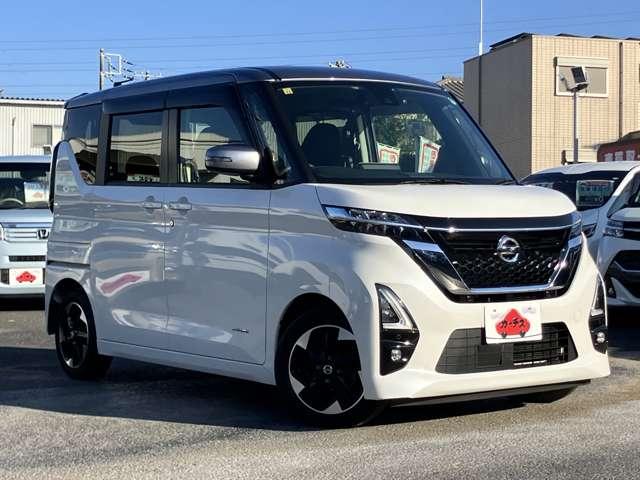 ルークス ハイウェイスター X 禁煙車/衝突被害軽減ブレーキ/アラウンドビューモニター/純正メモリーナビ/フルセグTV/BLUETOOTH/LEDヘッドライト/ハンズフリーパワースライドドア/ツートーンカラー/スマートキー/(5枚目)