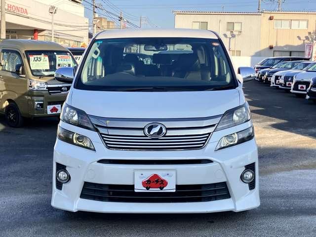 ヴェルファイア 2.4Z ゴールデンアイズII 禁煙車/車検R9年3月/両側電動スライドドア/メモリーナビ/フルセグTV/BLUETOOTH対応/バックカメラ/HIDヘッドライト/パワーバックドア/黒ハーフレザー/ETC/スマートキー/(4枚目)