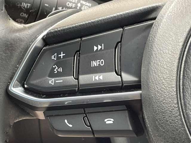 【ステアリングスイッチ】　オーディオの操作が手元でできます♪前を見たまま操作できるので安心です！