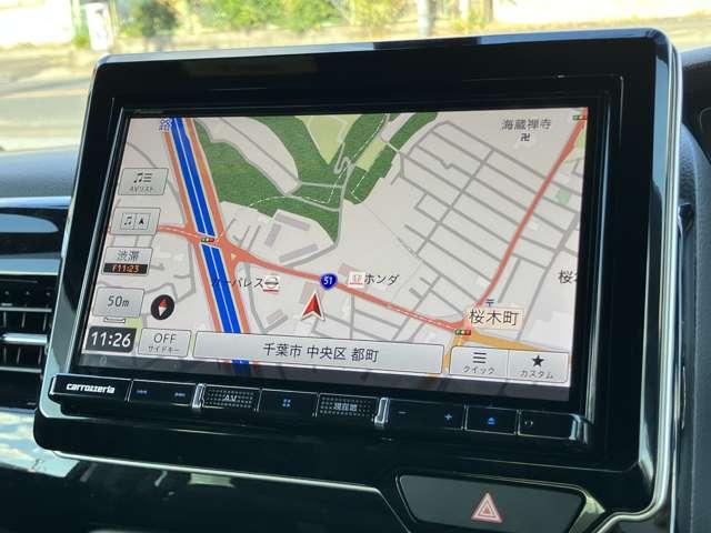 Ｎ－ＢＯＸカスタム Ｌターボ　★車検Ｒ９年４月！！★社外メモリーナビ／フルセグＴＶ★ＢＬＵＥＴＯＯＴＨ★バックカメラ★ＬＥＤヘッドライト★ホンダセンシング★両側スライドドア★純正１５インチアルミ★黒ハーフレザー（20枚目）