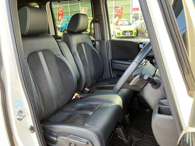 Ｎ－ＢＯＸカスタム Ｌターボ　★車検Ｒ９年４月！！★社外メモリーナビ／フルセグＴＶ★ＢＬＵＥＴＯＯＴＨ★バックカメラ★ＬＥＤヘッドライト★ホンダセンシング★両側スライドドア★純正１５インチアルミ★黒ハーフレザー（35枚目）