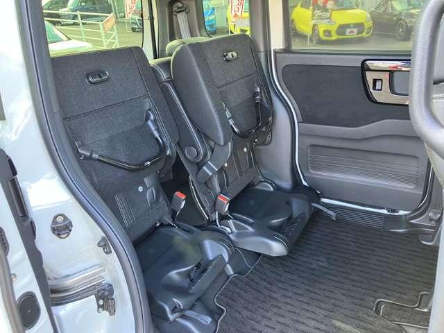 Ｎ－ＢＯＸカスタム Ｌターボ　★車検Ｒ９年４月！！★社外メモリーナビ／フルセグＴＶ★ＢＬＵＥＴＯＯＴＨ★バックカメラ★ＬＥＤヘッドライト★ホンダセンシング★両側スライドドア★純正１５インチアルミ★黒ハーフレザー（44枚目）