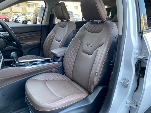 ジープ・コマンダー  ワンオーナー Carplay 全方位カメラ ブラウンレザーシート シートヒーター ステアリングヒーター オートパイロット LEDヘッドライト ハンズフリーパワーリフトゲート 純正ナビ ドラレコ(56枚目)