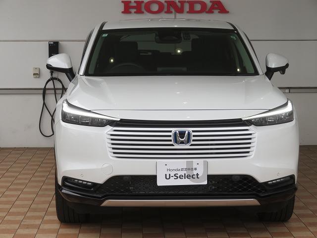 ヴェゼル ｅ：ＨＥＶＺ　２年保証　Ｂｌｕｅｔｏｏｔｈ対応　コネクト　車内Ｗｉ－Ｆｉ　センシング　前後ドラレコ　アクセル踏み間違い抑制対応　ＭＴモード　ＥＴＣ２．０　シートヒーター　電動リアゲート　ブラインドスポットモニター（33枚目）