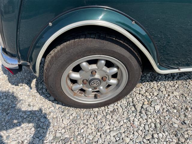 MINI スプライトi マニュアル4速車 屋根付き車庫保管 長期前オーナー使用者 アルミ 同色オーバーフェンダー エアコン ETC 革巻きステアリング(19枚目)