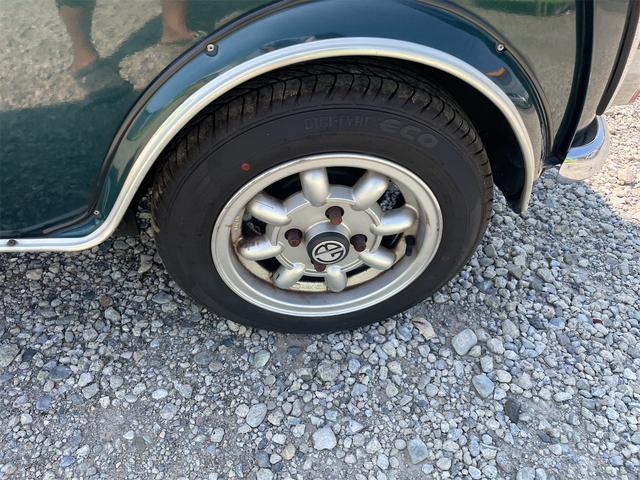 MINI スプライトi マニュアル4速車 屋根付き車庫保管 長期前オーナー使用者 アルミ 同色オーバーフェンダー エアコン ETC 革巻きステアリング(23枚目)