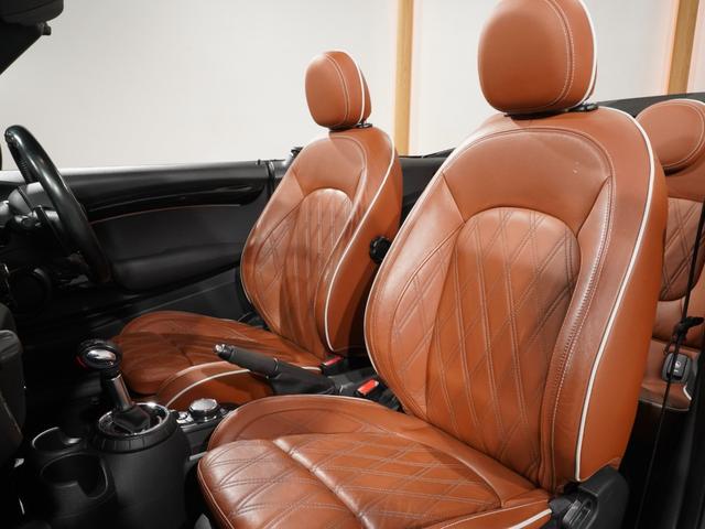 MINI クーパーS コンバーチブル Yoursソフトトップ/ハンドル レザーシート シートヒーター クルコン バックカメラ リア障害物センサー ドライビングモード 純正ナビ ETC2.0 整備付(35枚目)