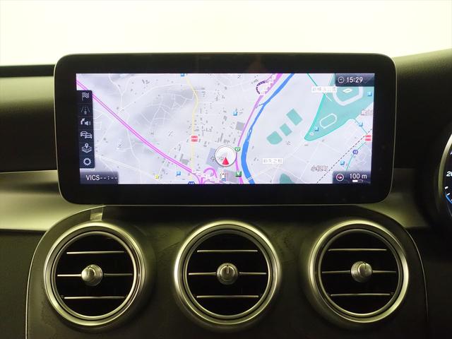 Cクラスステーションワゴン C200 ステーションワゴン ローレウスエディション スポーツプラスパッケージ レーダーセーフティパッケージ シートヒーター パワーシート トランクスルー フロアマット コネクテッド機能 ナビ 音楽プレーヤー接続 Bluetooth接続 TV ETC(10枚目)