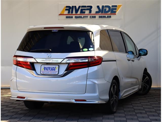 オデッセイ アブソルート 純正メモリーナビDVD再生バックカメラ 両側パワースライド ドライブレコーダー クルーズコントロール アイドリングストップ LEDライト フォグライト スマートキー ハーフレザーシート(6枚目)