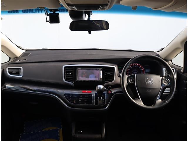 オデッセイ アブソルート 純正メモリーナビDVD再生バックカメラ 両側パワースライド ドライブレコーダー クルーズコントロール アイドリングストップ LEDライト フォグライト スマートキー ハーフレザーシート(7枚目)