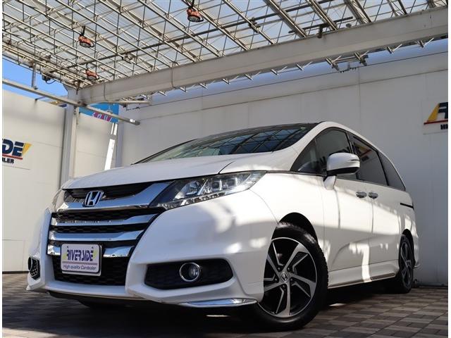 オデッセイ アブソルート 純正メモリーナビDVD再生バックカメラ 両側パワースライド ドライブレコーダー クルーズコントロール アイドリングストップ LEDライト フォグライト スマートキー ハーフレザーシート(28枚目)