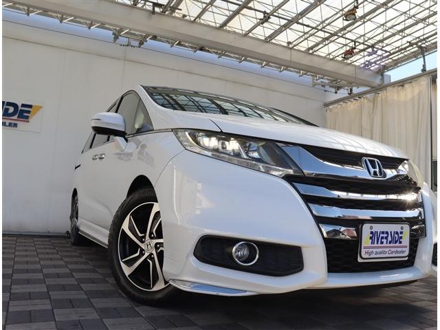 オデッセイ アブソルート 純正メモリーナビDVD再生バックカメラ 両側パワースライド ドライブレコーダー クルーズコントロール アイドリングストップ LEDライト フォグライト スマートキー ハーフレザーシート(32枚目)