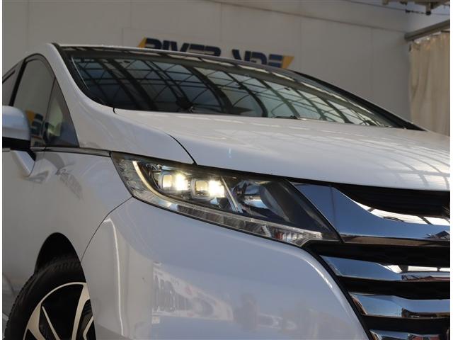 オデッセイ アブソルート 純正メモリーナビDVD再生バックカメラ 両側パワースライド ドライブレコーダー クルーズコントロール アイドリングストップ LEDライト フォグライト スマートキー ハーフレザーシート(33枚目)