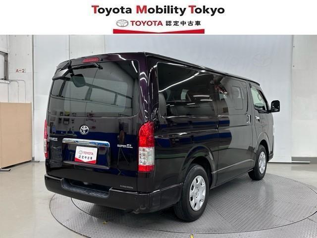 ハイエースバン ロングスーパーＧＬ　衝突被害軽減ブレーキ　車検整備付　ドライブレコーダ　ＥＴＣ　ＳＲＳ　Ｗエアコン　横滑り防止装置付　盗難防止機能　キーレス　エアコン　パワステ　ＡＢＳ　インテリジェントクリアランスソナー　点検記録簿（5枚目）