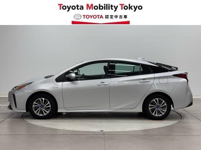 プリウス Ａ　衝突軽減ブレーキシステム　Ｂモニタ　記録簿有　ＬＥＤヘッド　クルーズコントロール　セキュリティー　スマートキー　パワーステアリング　Ｐシート　Ｉストップ　ドライブレコーダー　ＥＴＣ　アルミホイル（7枚目）