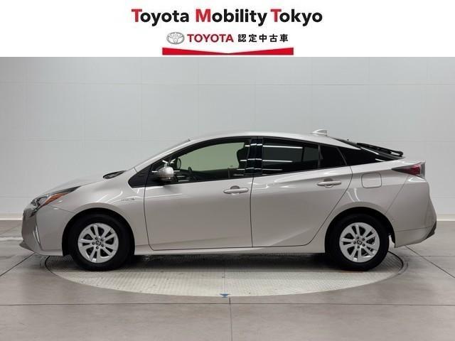 プリウス Sセーフティプラス 衝突回避システム Bモニター ドラレコ付き 定期点検記録簿 LEDライト クルコン ETC装備 スマートKEY ナビTV イモビライザー 横滑り防止機能 PW カーテンエアバッグ キーレスエントリー(7枚目)