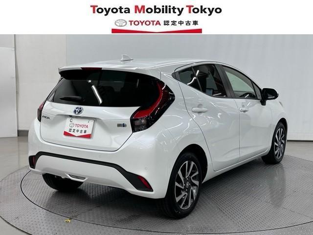 アクア Z LEDヘッドライト スマートキー 100V電源 イモビライザー アルミホイール ドライブレコーダー オートクルーズコントロール 点検記録簿 フルセグTV エアコン ESC ナビ&TV ETC キーレス(6枚目)