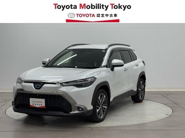 カローラクロス ハイブリッド　Ｚ　衝突被害軽減ブレーキ　４ＷＤ車　全周囲カメラ　ドライブレコーダー　アイドリングストップ　ＡＣ１００　ＥＴＣ車載器　ミュージックプレイヤー接続可　ブルートゥースオーディオ　スマートキー　盗難防止装置（5枚目）