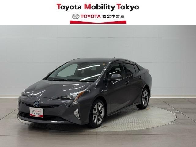 プリウス Ａプレミアム　ツーリングセレクション　衝突被害軽減ブレーキ　本革シート　車検整備付　ＥＴＣ２．０　ドライブレコーダー　シートヒータ　ミュージックプレイヤー接続可　ＤＶＤ　アクティブクルーズコントロール　レーンアシスト　ＬＥＤライト　ＡＢＳ（5枚目）