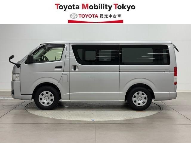 ハイエースバン ＤＸ　ＧＬパッケージ　衝突被害軽減ブレーキ　車検整備付　前後ドライブレコーダー　ＥＴＣ２．０　オートマチックハイビーム　オートエアコン　コーナーセンサー　ＡＵＸ入力　盗難防止装置　ＡＣ１００Ｖ　ナビＴＶ　バックモニター（6枚目）