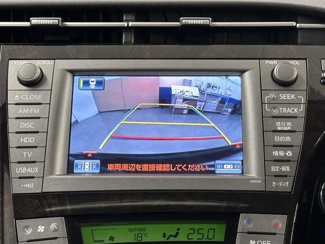 プリウス Sマイコーデ カラーバックモニター Iストップ エアコン ESC キーフリーシステム アルミホイール DVD再生 PS 地デジ ドライブレコーダー カーテンエアバッグ HDDナビ エアバッグ ABS PW TVナビ(6枚目)