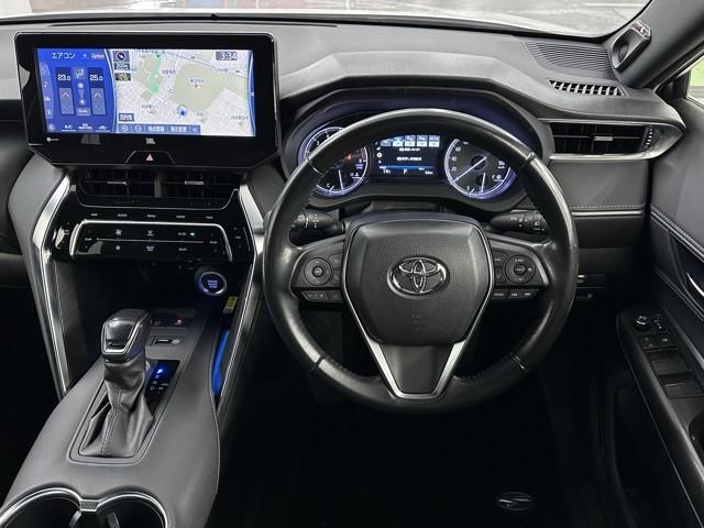 ハリアー Ｇ　衝突回避ブレーキ　ＡＵＸ接続　１００Ｖ　セキュリティーアラーム　ＡＡＣ　バックモニタ－　記録簿有　１オーナ　横滑防止装置　ＬＥＤランプ　スマキー　キーフリー　ＡＷ　ＥＴＣ車載器　ＰＳ　パワーウインドウ（4枚目）