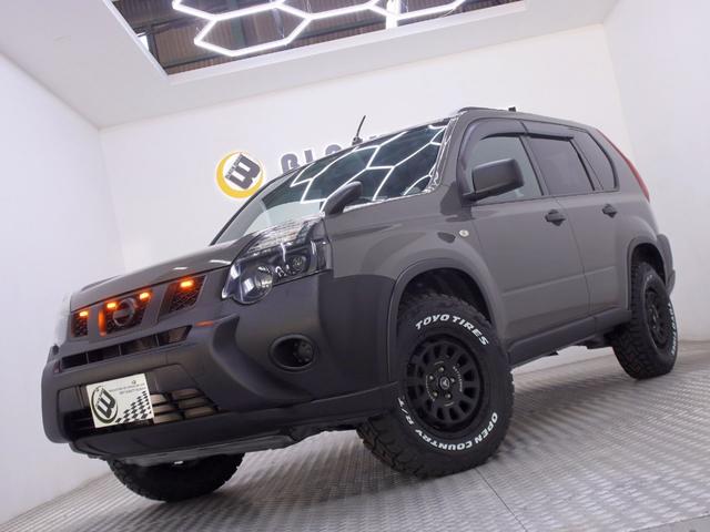 エクストレイル ２０Ｘ　オリジナルアウトドアカスタム　新品ホイール　新品タイヤ　新品リフトアップ　新品バンパーガード　新品ＬＥＤグリルマーカー　ブラックヘッドライト加工　メモリーナビ　バックカメラ　インテリジェントキー（6枚目）