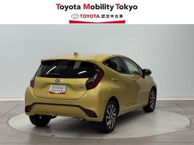 アクア G VSC アルミ 衝突軽減ブレーキ メモリナビ アイドルストップ パワーシート バックモニター LED クルーズコントロール スマートキー ETC車載器 AC100V ドライブレコーダー フルセグTV(2枚目)