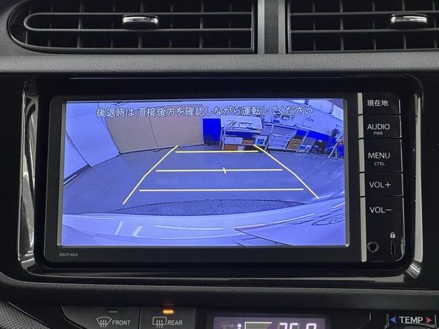 アクア Ｓ　キーレスエントリ　エアロ　ナビ＆ＴＶ　ワンオーナー車　オートエアコン　デュアルエアバック　ＥＳＣ　Ｂカメラ　パワーウィンドウ　ＡＵＸ端子　ＳＲＳ　ワンセグＴＶ　パワーステアリング　ＡＢＳ　メモリーナビ（6枚目）