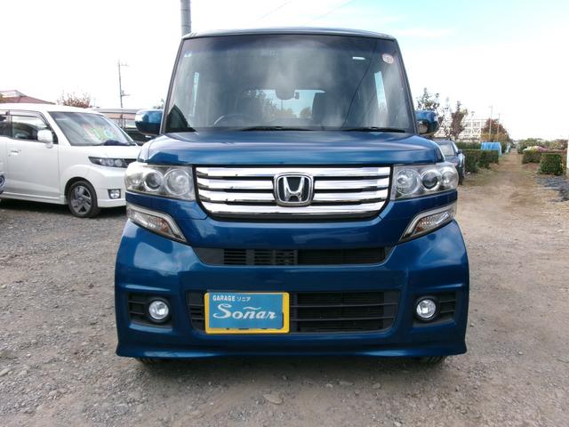 N-BOXカスタム G SSパッケージ 両側パワースライド 社外HDDナビ フルセグTV バックカメラ ETC ドライブレコーダー 社外アルミ(2枚目)