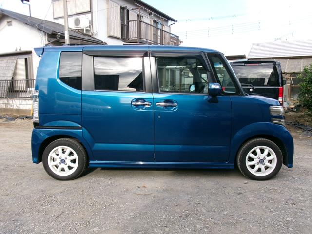 N-BOXカスタム G SSパッケージ 両側パワースライド 社外HDDナビ フルセグTV バックカメラ ETC ドライブレコーダー 社外アルミ(5枚目)