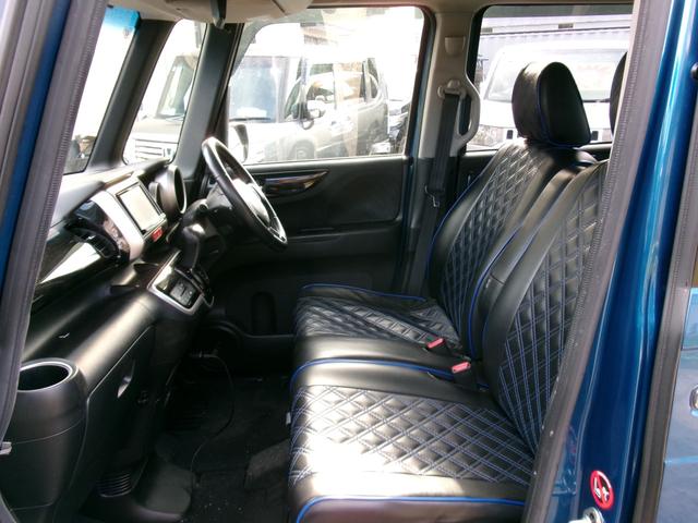 N-BOXカスタム G SSパッケージ 両側パワースライド 社外HDDナビ フルセグTV バックカメラ ETC ドライブレコーダー 社外アルミ(11枚目)