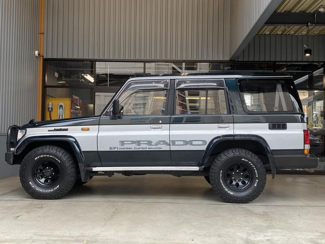 ランドクルーザープラド SXワイドリミテッド NOxPM適合済み】【全国登録可能】【4ナンバー小型貨物登録】【クロカンバンパー】【IPF:ハイブリットリフレクタ―】【】【レザー調シートカバー】【サンルーフ】(12枚目)