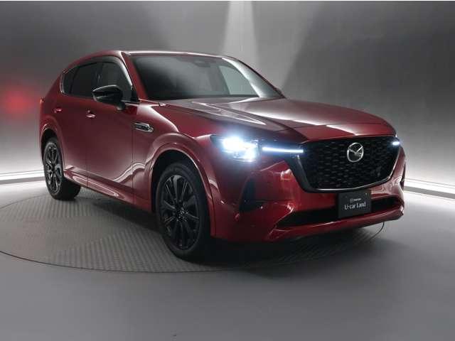 CX-60 3.3 XDハイブリッド エクスクルーシブ スポーツ ディー MRCC 本革シート スマートキー 横滑り防止装置 LEDヘッドライト メモリーナビ ETC シートヒーター パワーシート バックカメラ 4WD アイドリングストップ ナビ&TV アルミホイール(2枚目)