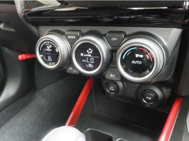 スイフトスポーツ スポーツ 1.4 被害軽減ブレーキ Aストップ 横滑り防止システム セキュリティ シ-トヒ-タ- SRS ABS付 ナビTV Wエアバック LEDヘットランプ 自動追従 全席PW フルオートエアコン パワーステアリング(8枚目)