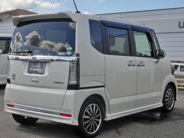 N-BOXカスタム GターボSSパッケージ ECON Bモニター VSA 盗難防止システム AAC ナビTV サイドカーテンエアバック パワステ Wエアバッグ Sヒーター ベンチシート 運転席エアバッグ ターボ車 ETC車載器 DVD ABS(9枚目)