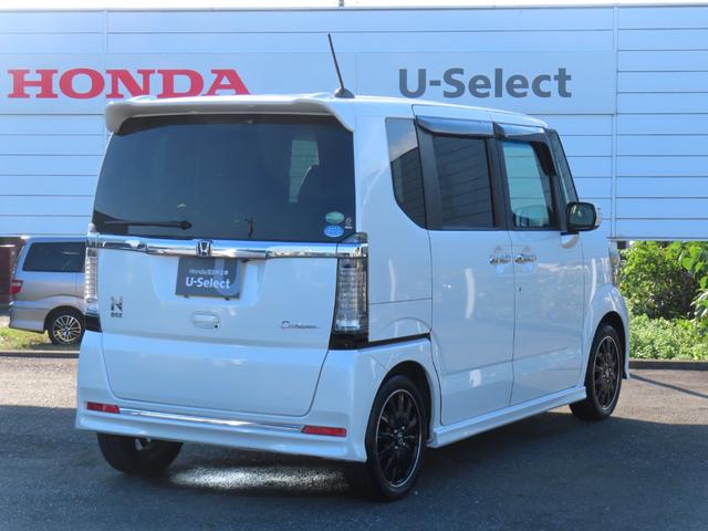 N-BOXカスタム GターボSSブラックスタイルパッケージ バックモニター 前席シートヒーター キーレス パワステ エアコン ターボ パワーウィンドウ スマートキー ETC クルーズコントロール シティーブレーキ カーテンエアバック ナビTV 地デジTV(9枚目)