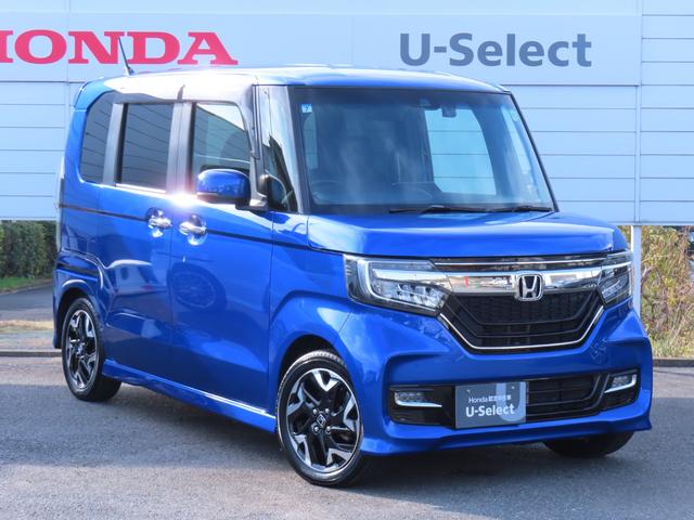N-BOXカスタム G・EXターボホンダセンシング 運転支援装置 純正ナビゲーション Rカメラ ETC 2カメラ式ドライブレコーダー 両側電動スライドドア LEDオートライト パドルシフト DVD再生 ミュージックサーバー Bluetooth対応 AC(8枚目)