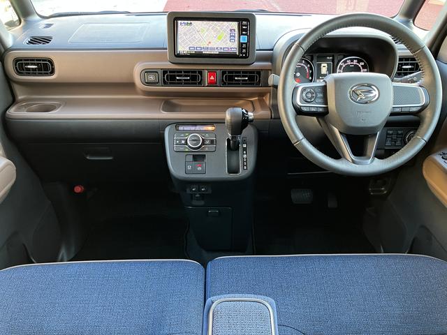 ムーヴキャンバス セオリーG 7インチナビ パノラマモニター フルセグ 保証1年間・距離無制限付き オートエアコン 電動パーキングブレーキ オートブレーキホールド機能 シートヒーター ホッとカップホルダー 置き楽ボックス ナビ連動前後方ドラレコ キーフリー(3枚目)