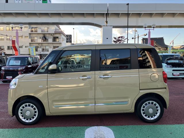 ムーヴキャンバス セオリーG 7インチナビ パノラマモニター フルセグ 保証1年間・距離無制限付き オートエアコン 電動パーキングブレーキ オートブレーキホールド機能 シートヒーター ホッとカップホルダー 置き楽ボックス ナビ連動前後方ドラレコ キーフリー(21枚目)