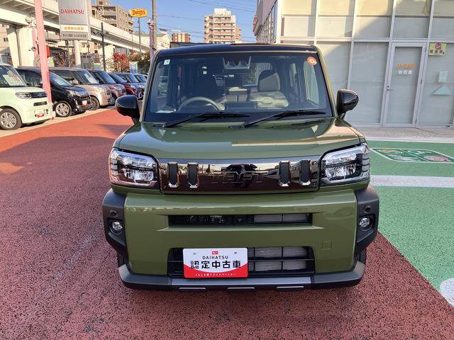 タフト Gターボ ダーククロムベンチャー 10インチナビ フルセグ 保証1年間・距離無制限付き DVD再生 CD再生 オートエアコン 電動パーキングブレーキ オートブレーキホールド機能 シートヒーター アイドリングストップ スカイフィールトップ 前後コーナーセンサー(18枚目)