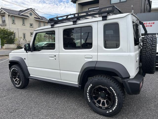 ジムニーノマド FC 4WD パイオニア9インチナビTV Bカメラ 2.0ETC デジタルインナーミラー型Dレコーダー前後 ルーフキャリア Rラダー社外16インチAW オープンカントリーRTタイヤ 純正マット(4枚目)