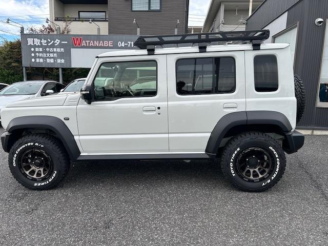 ジムニーノマド FC 4WD パイオニア9インチナビTV Bカメラ 2.0ETC デジタルインナーミラー型Dレコーダー前後 ルーフキャリア Rラダー社外16インチAW オープンカントリーRTタイヤ 純正マット(5枚目)