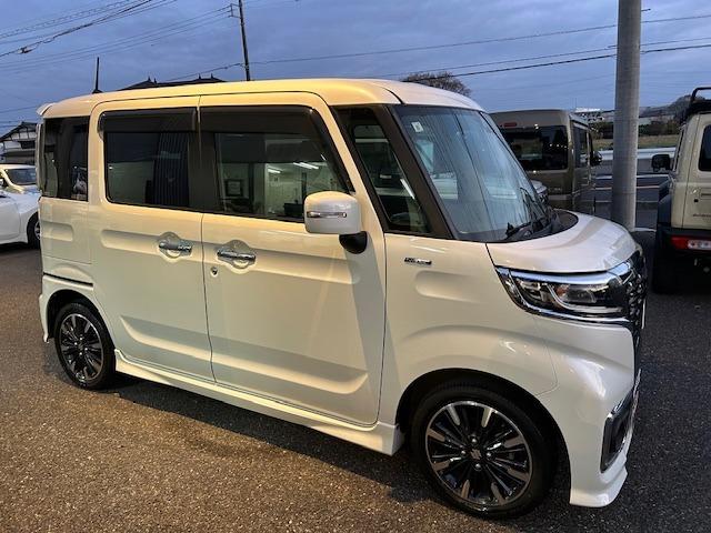 スペーシアカスタム ハイブリッドXS ワンオーナーカー スズキセーフティサポート ナビTV ETC Bカメラ Dレコーダー 禁煙車 ハーフレザー クルーズコントロール(5枚目)