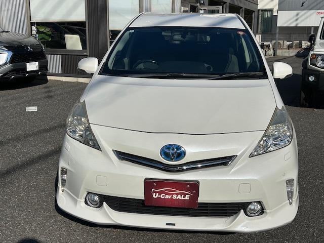 プリウスアルファ Ｓツーリングセレクション　純正ナビＴＶ　ＥＴＣ　Ｂカメラ　モデリスタエアロ（2枚目）